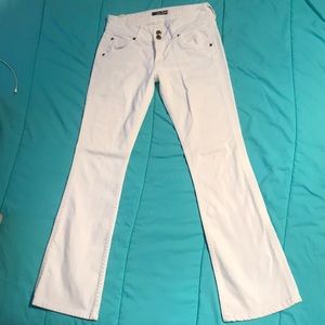 Vintage Hudson White Flare Jean